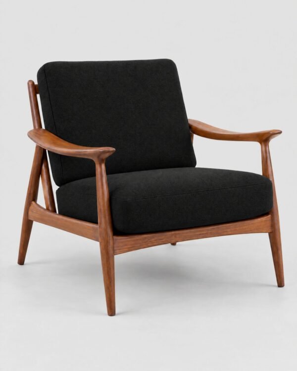 Fauteuil Aarhus, coloris noir